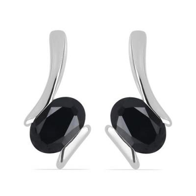 BUY GENUINE GREEN ONYX GEMSTONE EARRINGS IN 925 SILVER